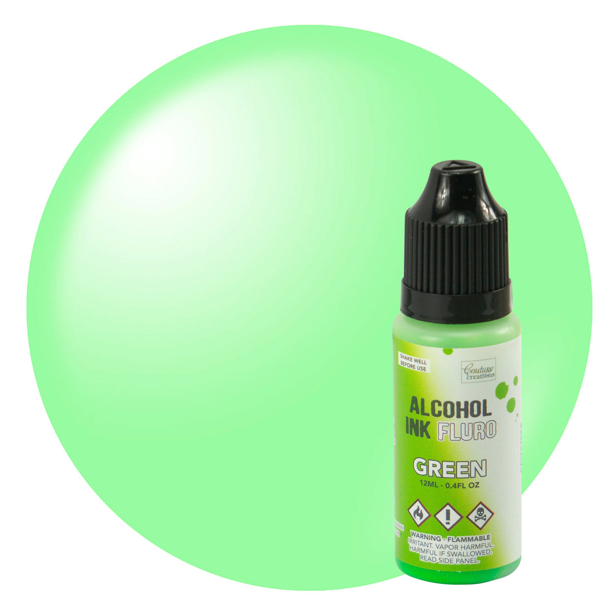 CC Alcohol Ink Fluro Green 12ml