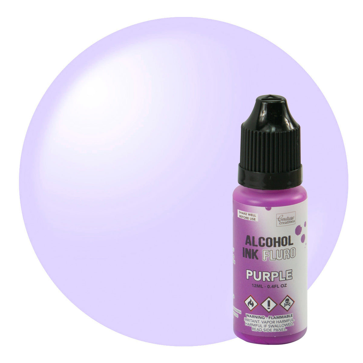 CC Alcohol Ink Fluro Purple 12ml
