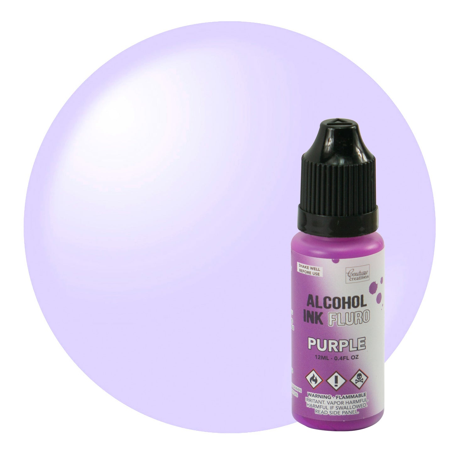 CC Alcohol Ink Fluro Purple 12ml