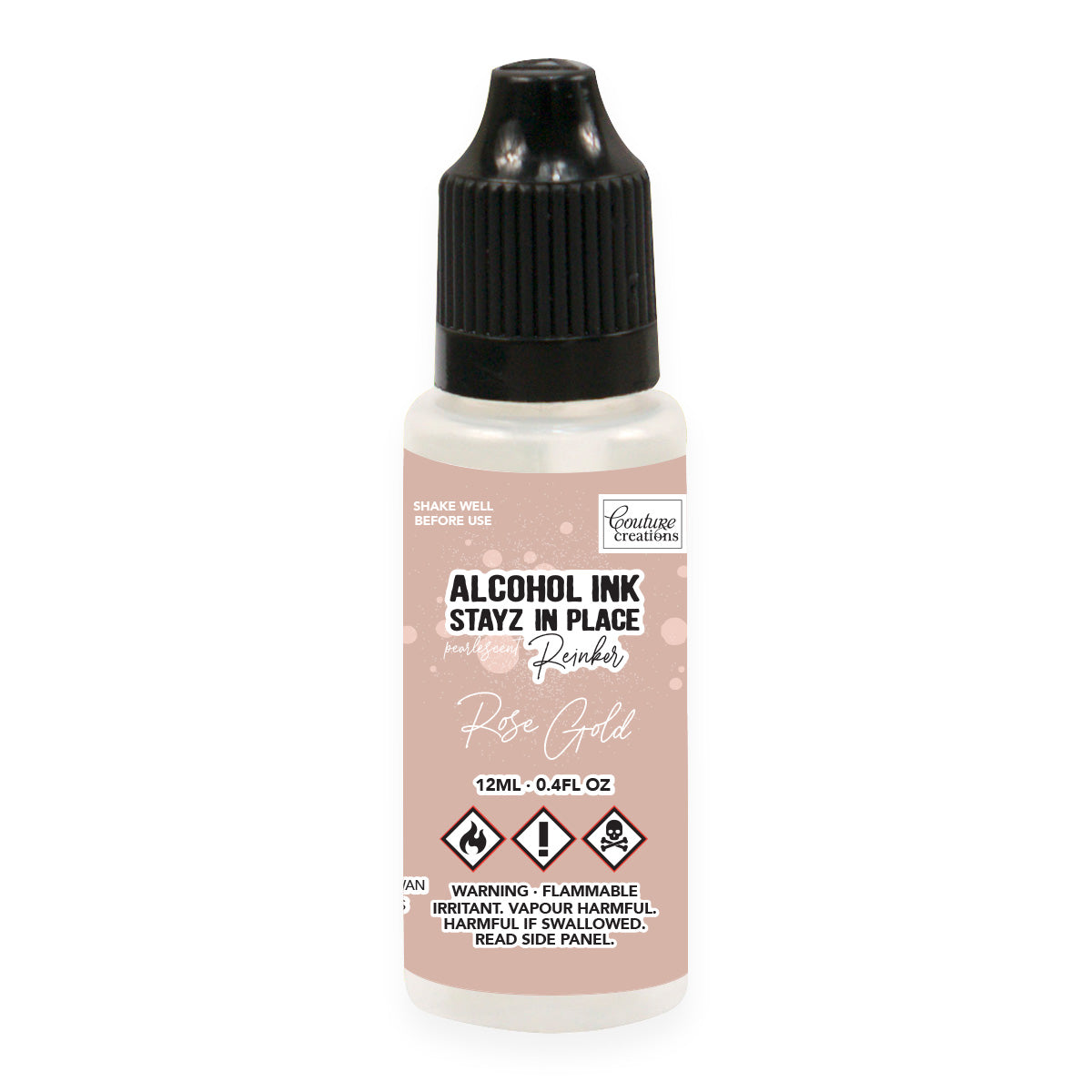 Rose Gold Pearlescent Stayz in Place Alcohol Ink Pad Reinker
