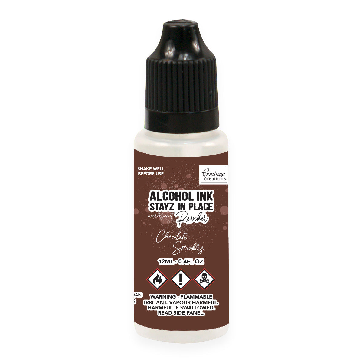 Chocolate Sprinkles Pearlescent Stayz in Place Alcohol Ink Pad Reinker