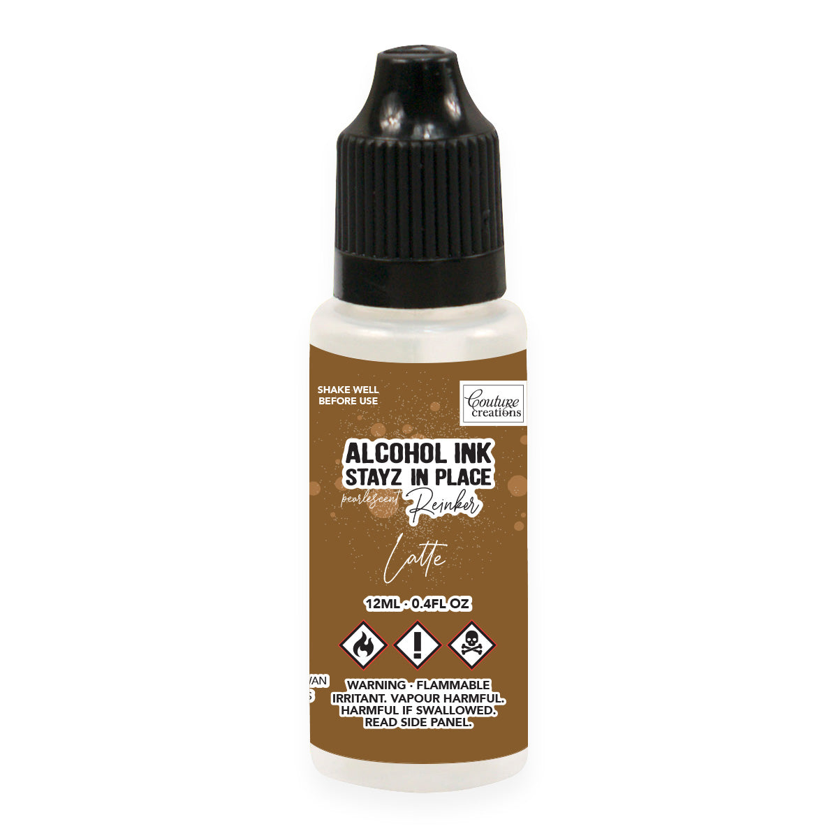 Latte Pearlescent Stayz in Place Alcohol Ink Pad Reinker