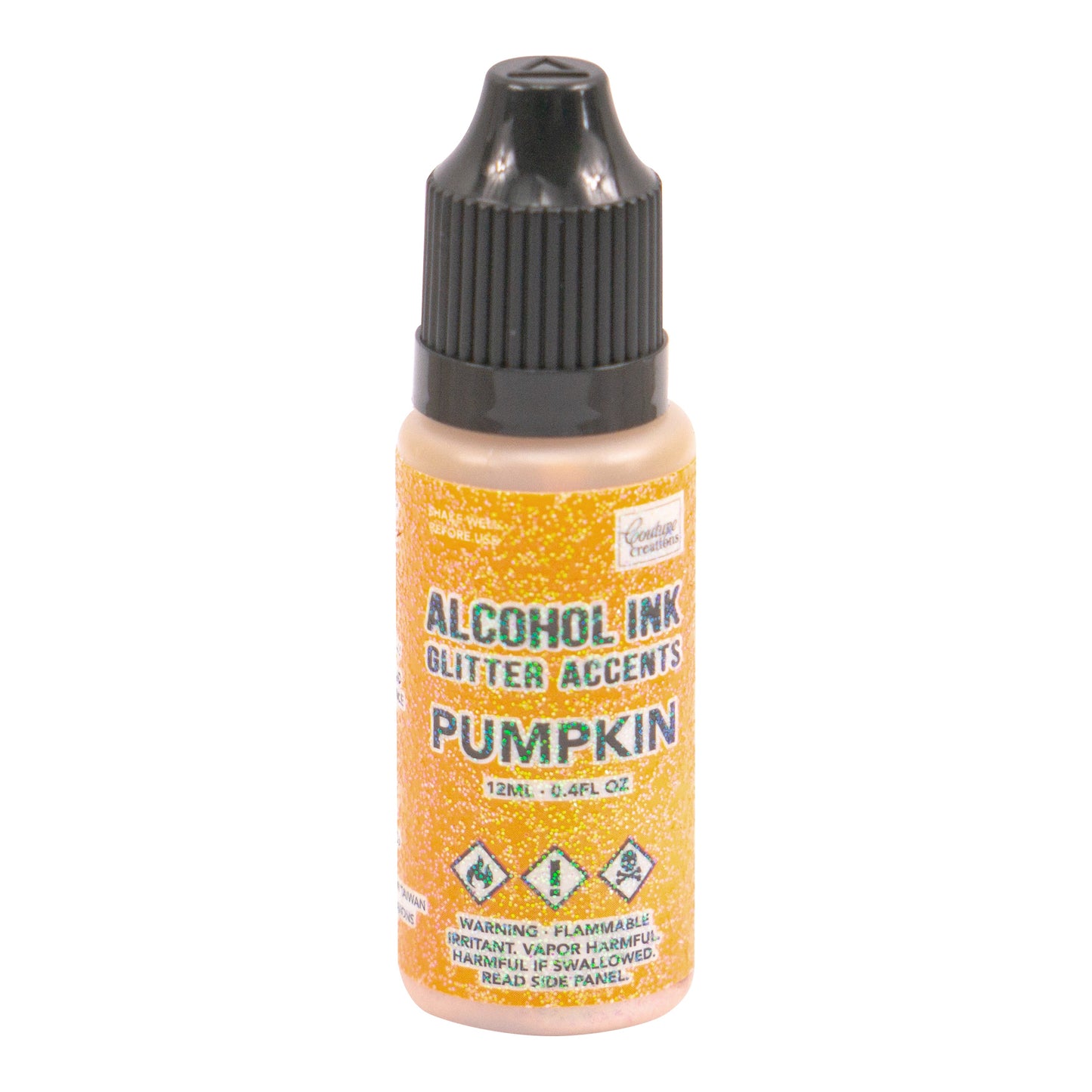 CC Alcohol Ink Glitter Accents Pumpkin 12ml