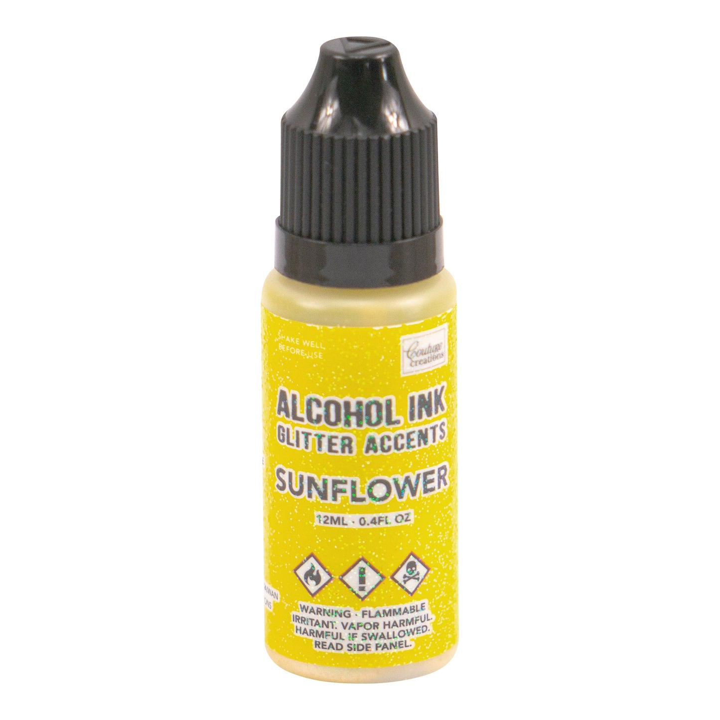 CC Alcohol Ink Glitter Accents Sunflower 12ml