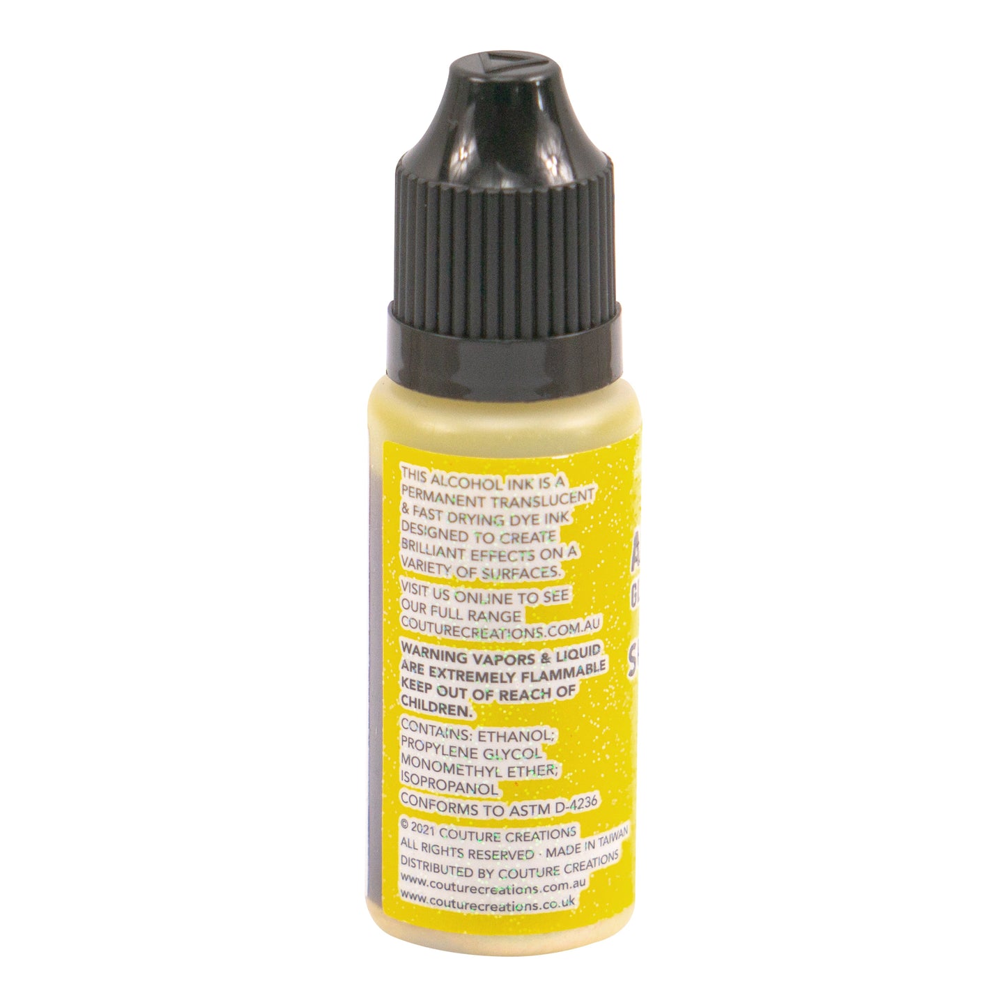 CC Alcohol Ink Glitter Accents Sunflower 12ml