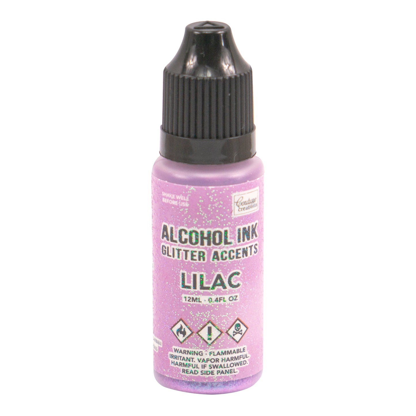 CC Alcohol Ink Glitter Accents Lilac 12ml