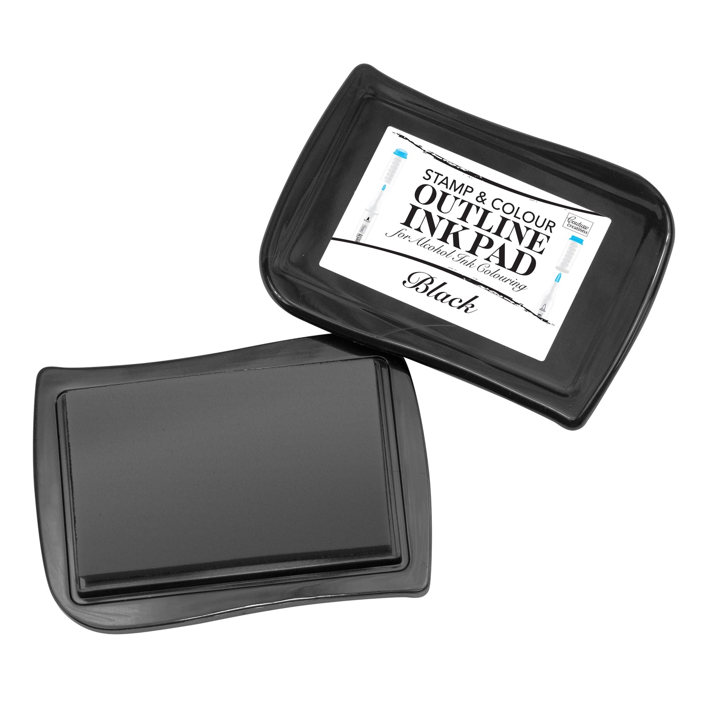 Black - Stamp and Colour Outline Ink Pad