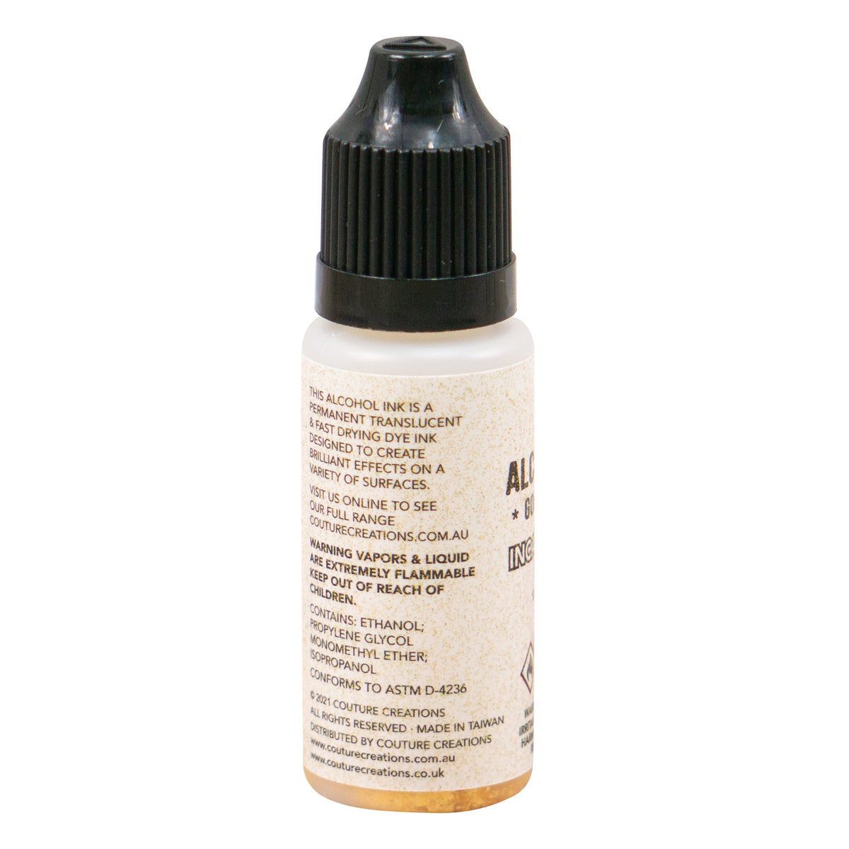 CC Alcohol Ink Golden Incandescent Clear 12ml