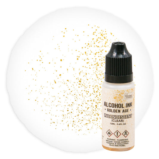 CC Alcohol Ink Golden Incandescent Clear 12ml