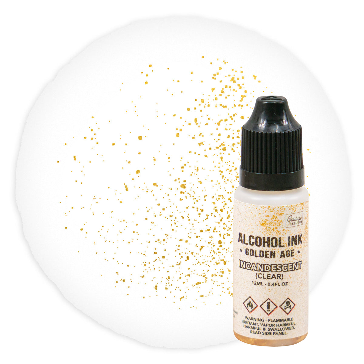 CC Alcohol Ink Golden Incandescent Clear 12ml
