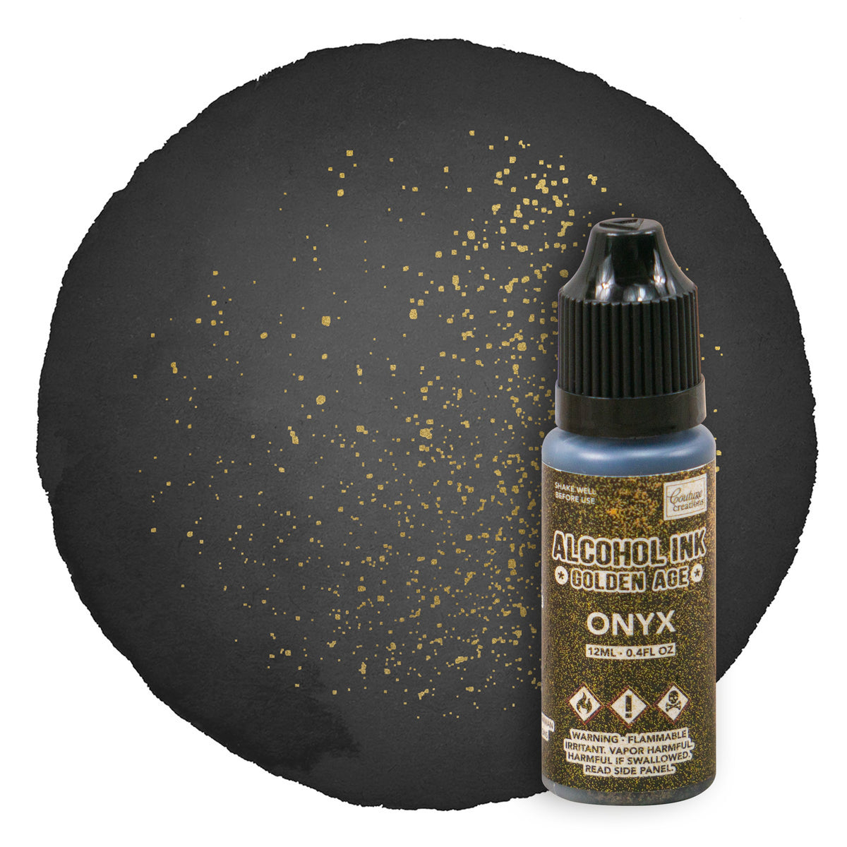 CC Alcohol Ink Golden Age Onyx 12ml