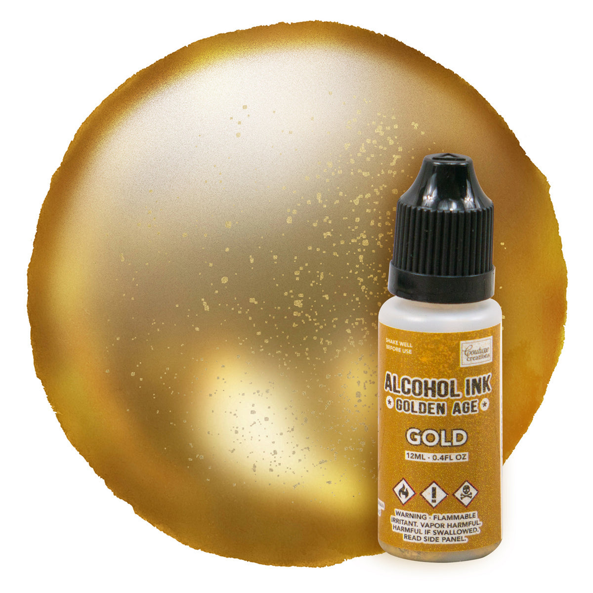 CC Alcohol Ink Golden Age Gold 12ml