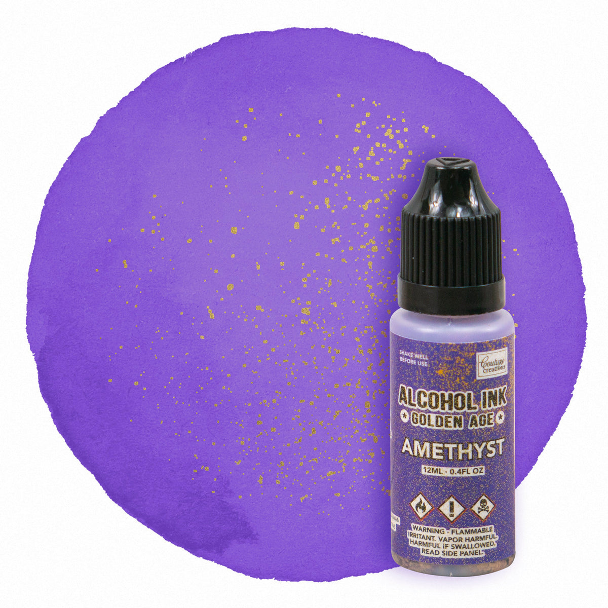 CC Alcohol Ink Golden Age Amethyst 12ml