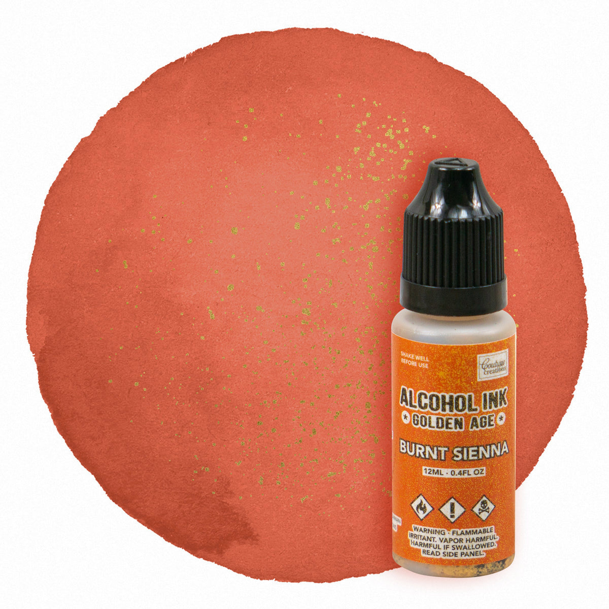 CC Alcohol Ink Golden Age Burnt Sienna 12ml