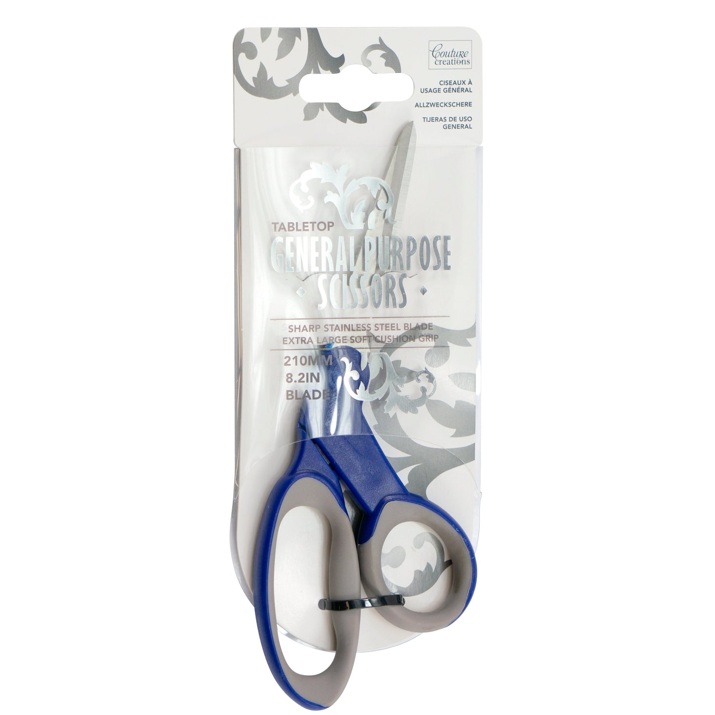 Tabletop General Purpose Scissors (21 cm / 8.27 inch  Stainless Steel Blade)