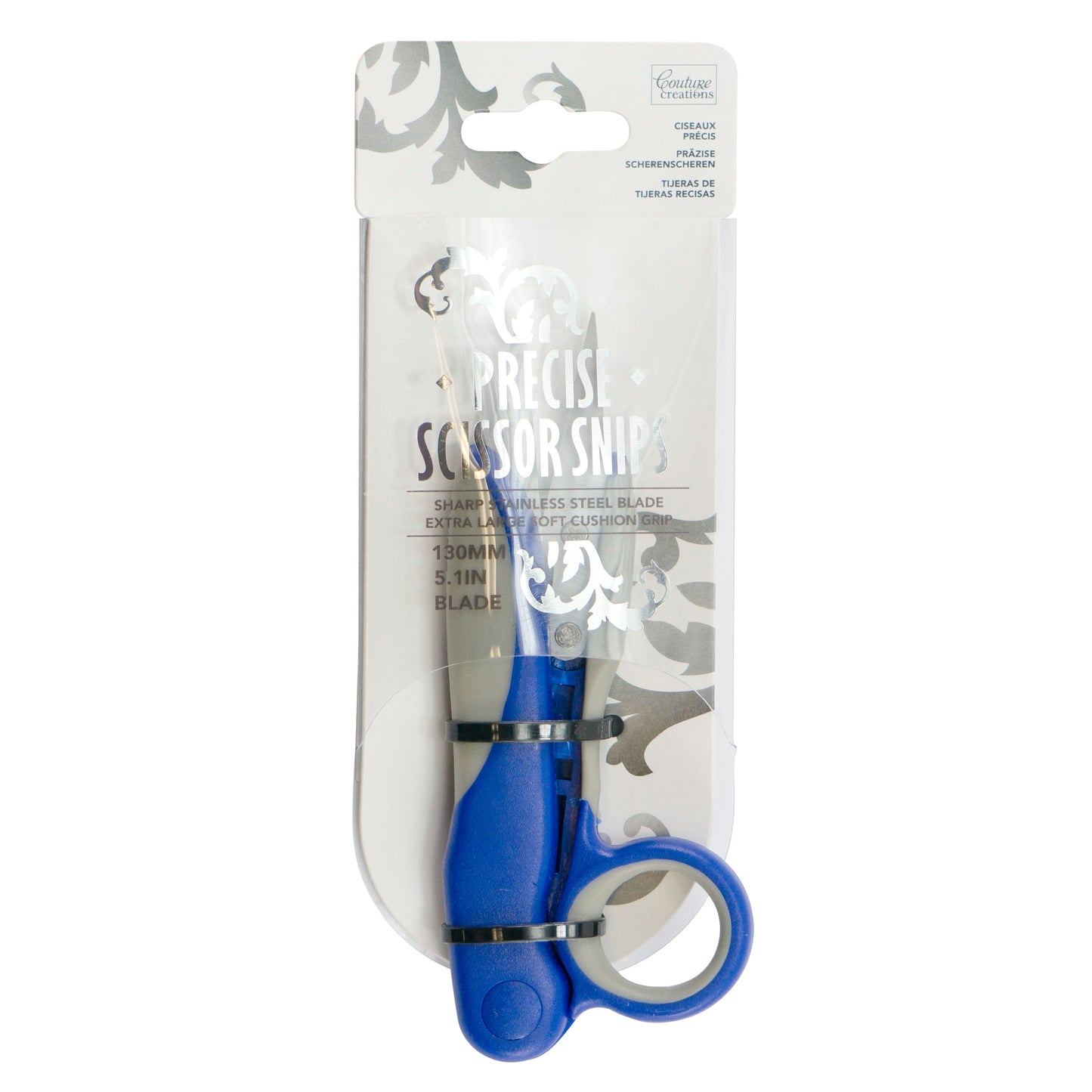 Precise Scissor Snips (13 cm / 5.11 inch Stainless Steel Blade)