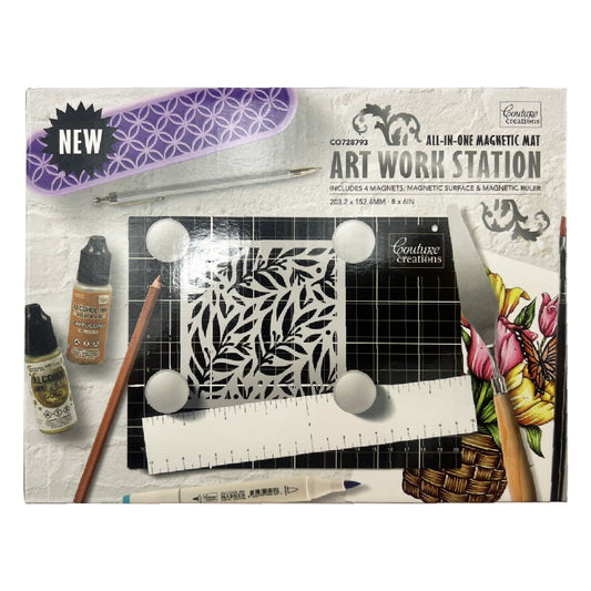 Mat - All-in-One Magnetic Art Work Station - 203.2 x 152.4mm | 8 x 6in