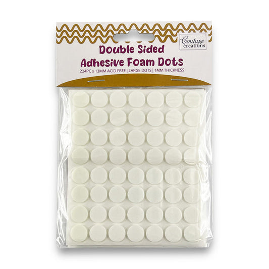 Double Sided Adhesive Foam Dots - 12mm - 224 pcs