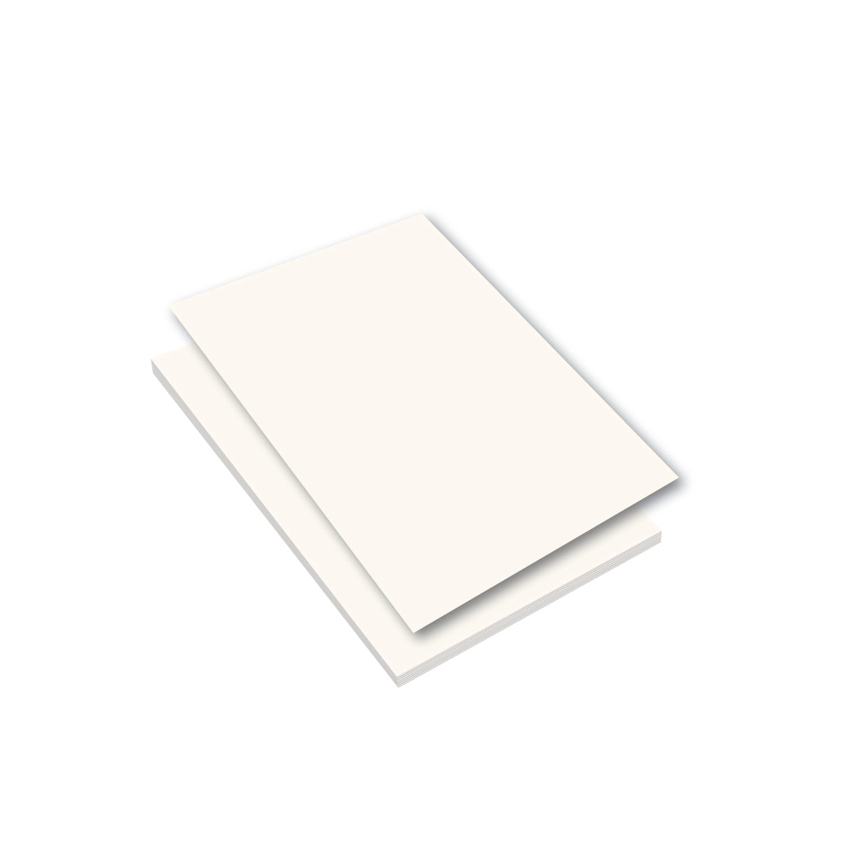 Ivory smooth A5 cardstock - 280gsm - 50 sheets