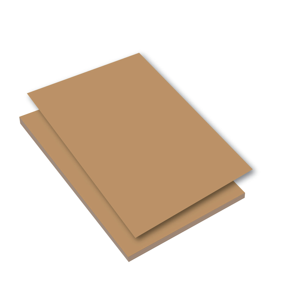 Kraft smooth A4 cardstock - 280gsm - 10 sheets