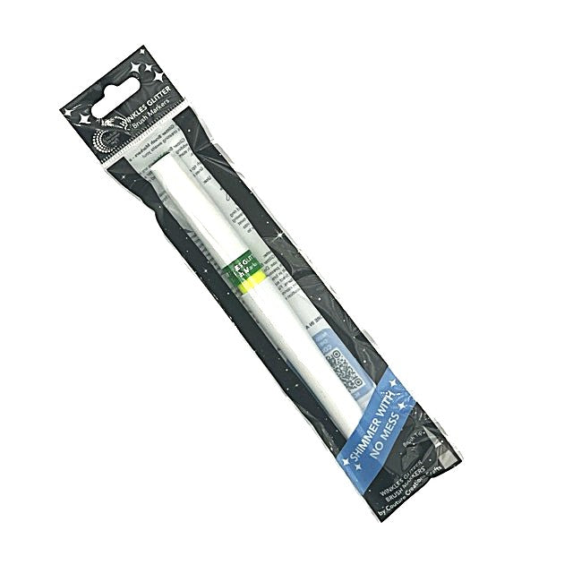 Winkles Glitter Brush Marker FESTIVE GREEN