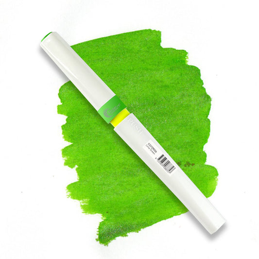 Winkles Glitter Brush Marker LIME GREEN