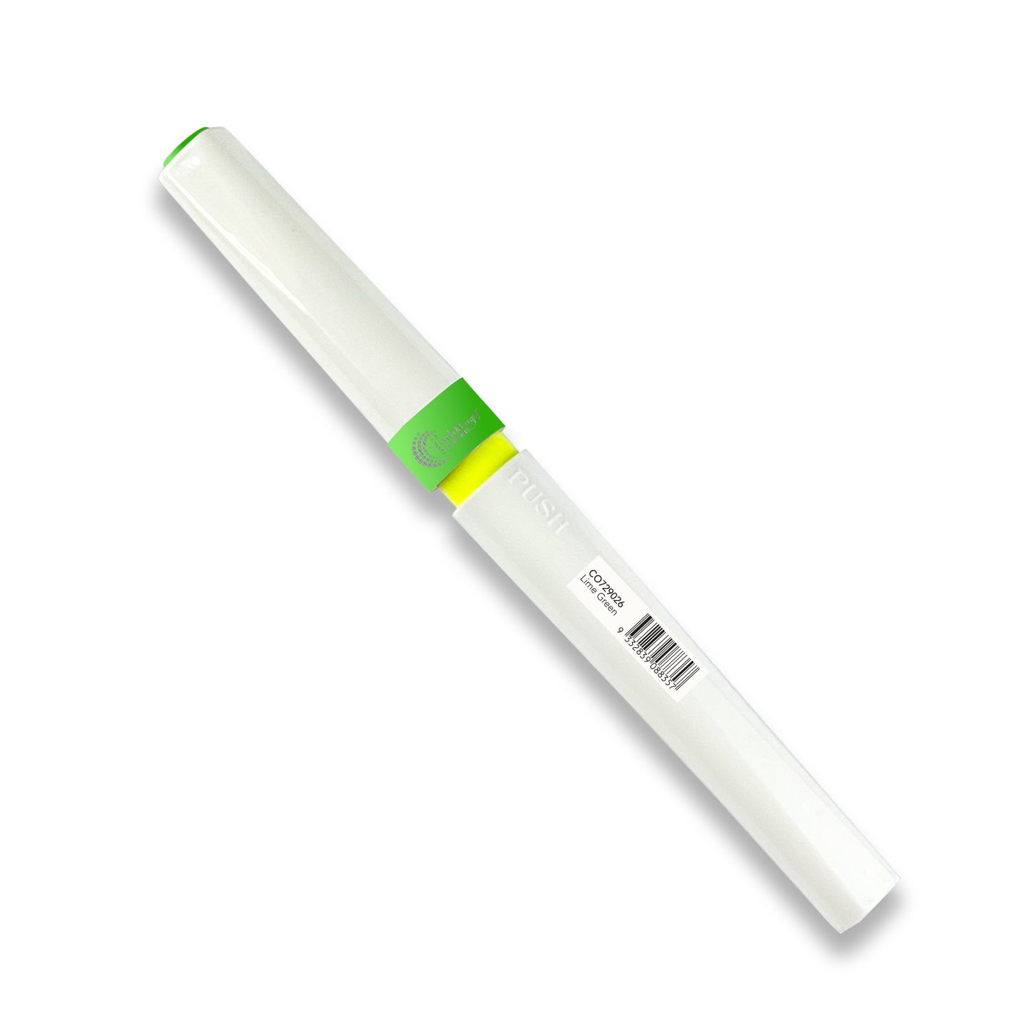 Winkles Glitter Brush Marker LIME GREEN