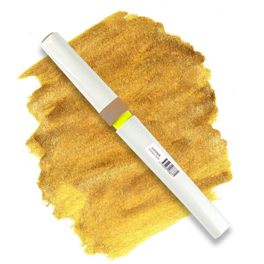 Winkles Glitter Brush Marker ANTIQUE GOLD