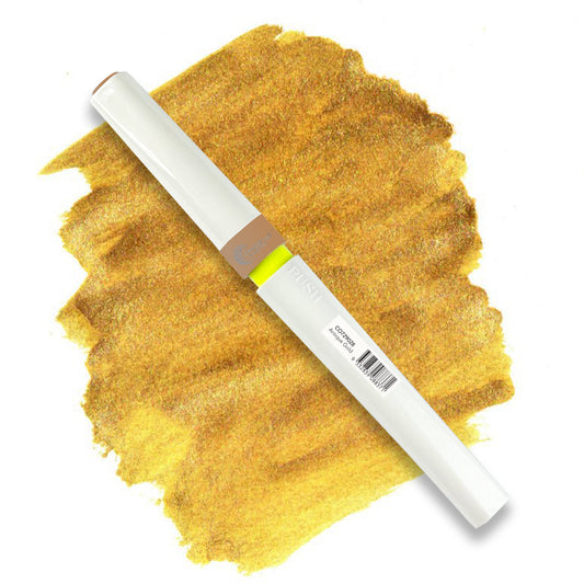 Winkles Glitter Brush Marker ANTIQUE GOLD