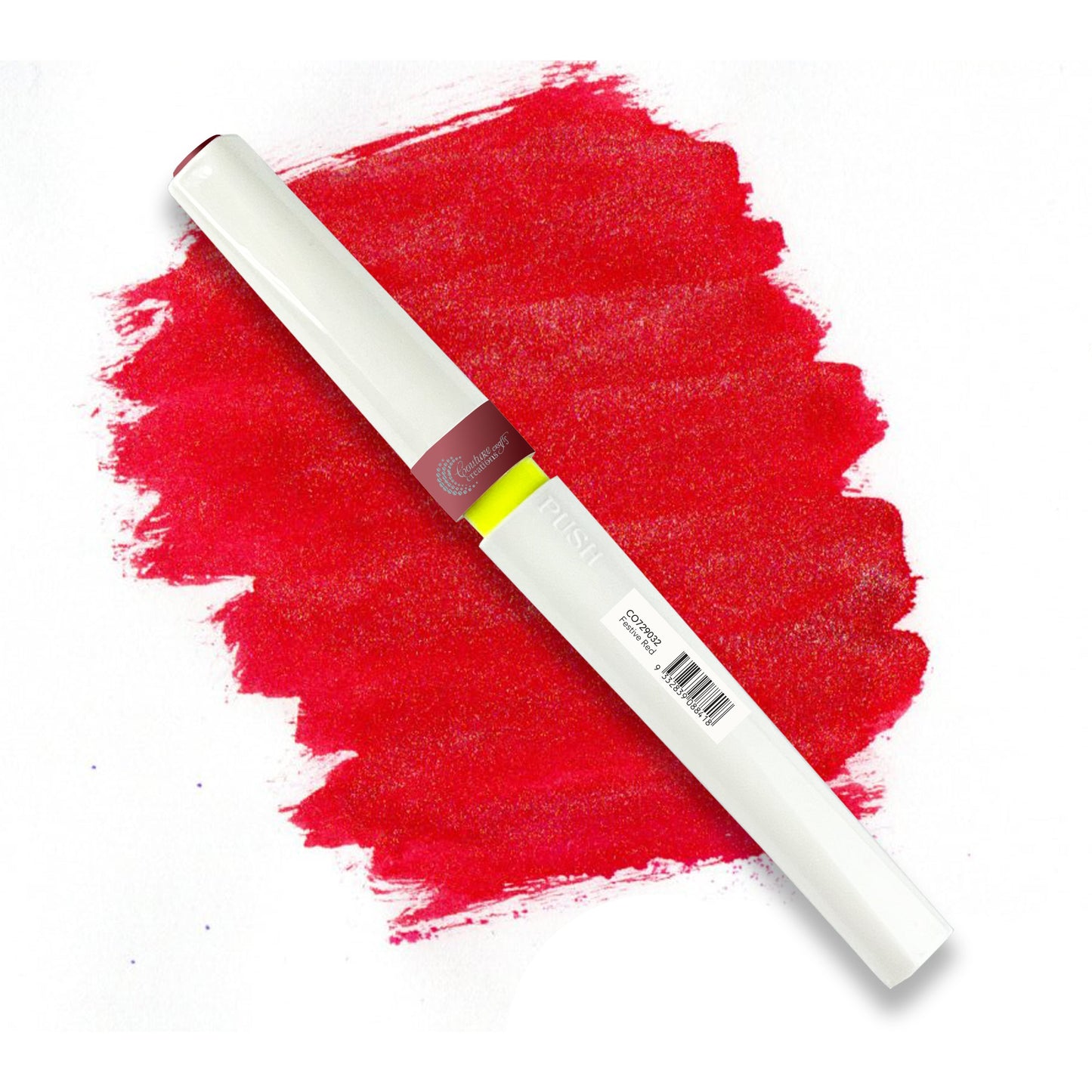 Winkles Glitter Brush Marker FESTIVE RED