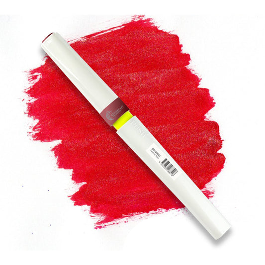 Winkles Glitter Brush Marker FESTIVE RED