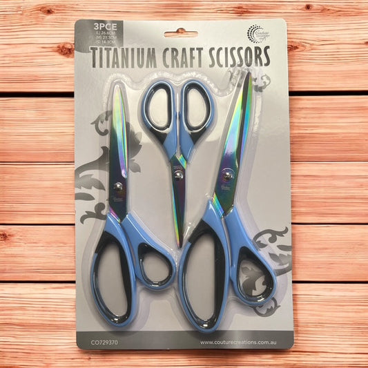 CC Titanium Craft Scissors Pk3