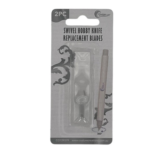 CC Swivel Hobby Knife Replacement Blades Pk2