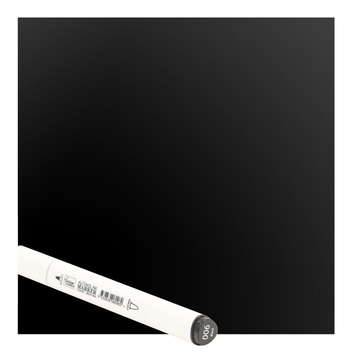 CC Alcohol Ink Marker Twin Tip Black 006