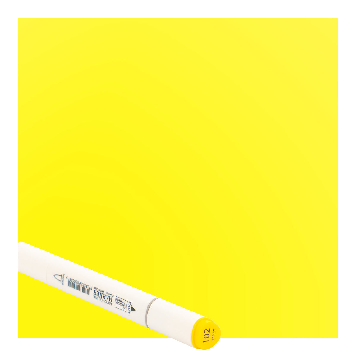 CC Alcohol Ink Marker Twin Tip Yellow 102