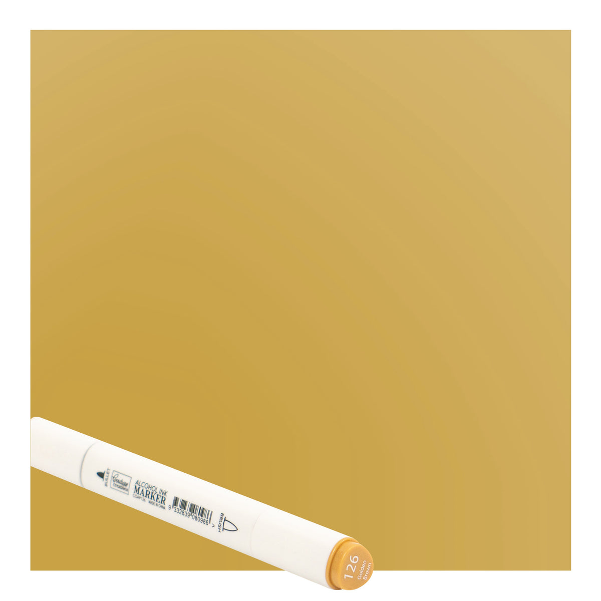 CC Alcohol Ink Marker Twin Tip Golden Brown 126