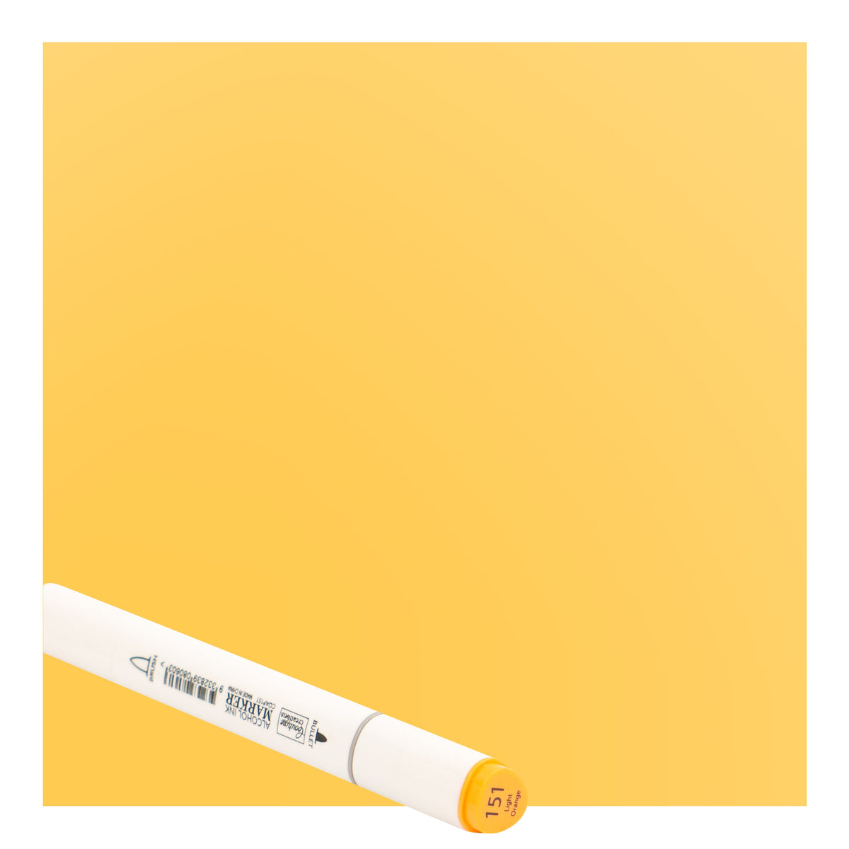 CC Alcohol Ink Marker Twin Tip Light Orange 151