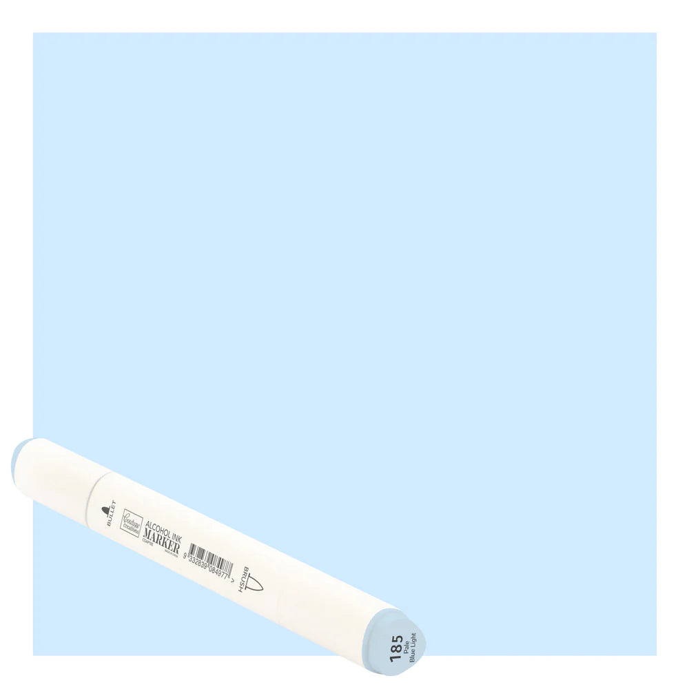 CC Alcohol Ink Marker Twin Tip Pale Blue Light 185