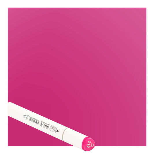 CC Alcohol Ink Marker Twin Tip Rose Red 218