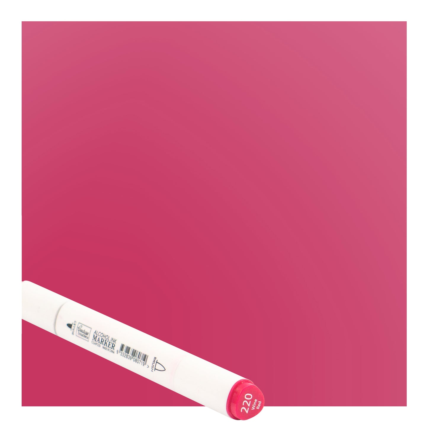 Wine Red Twin Tip Alcohol Ink Marker