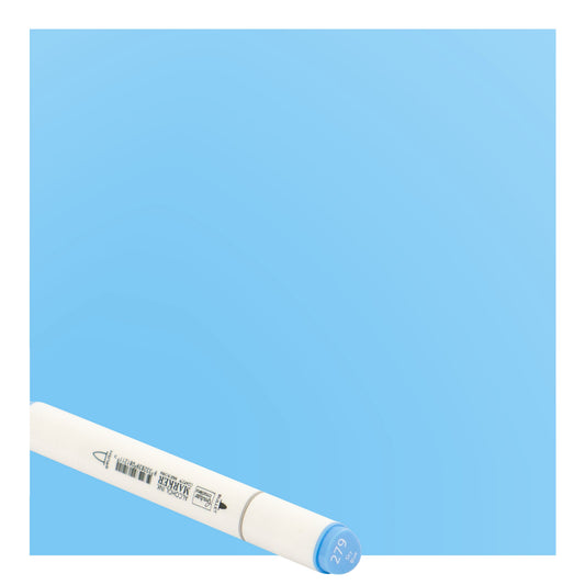 Sky Blue Twin Tip Alcohol Ink Marker