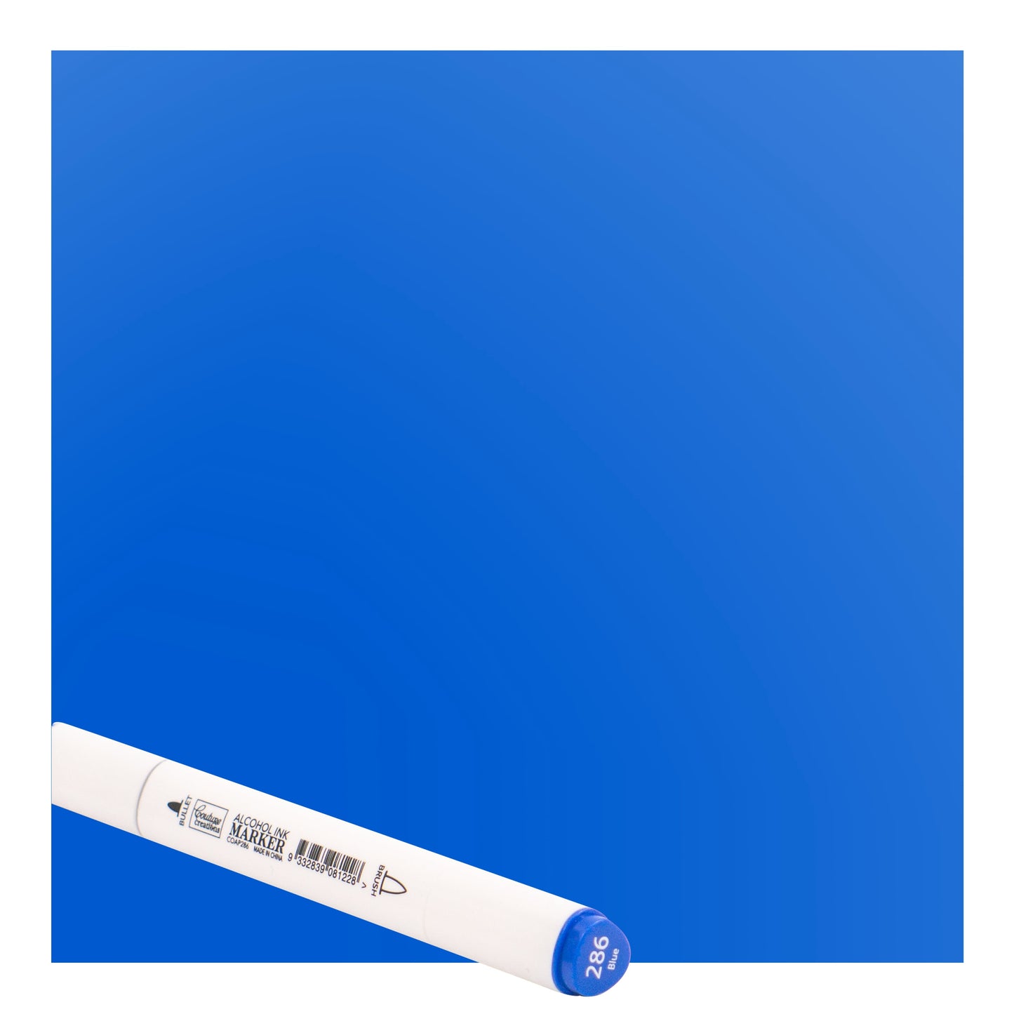 Blue Twin Tip Alcohol Ink Marker
