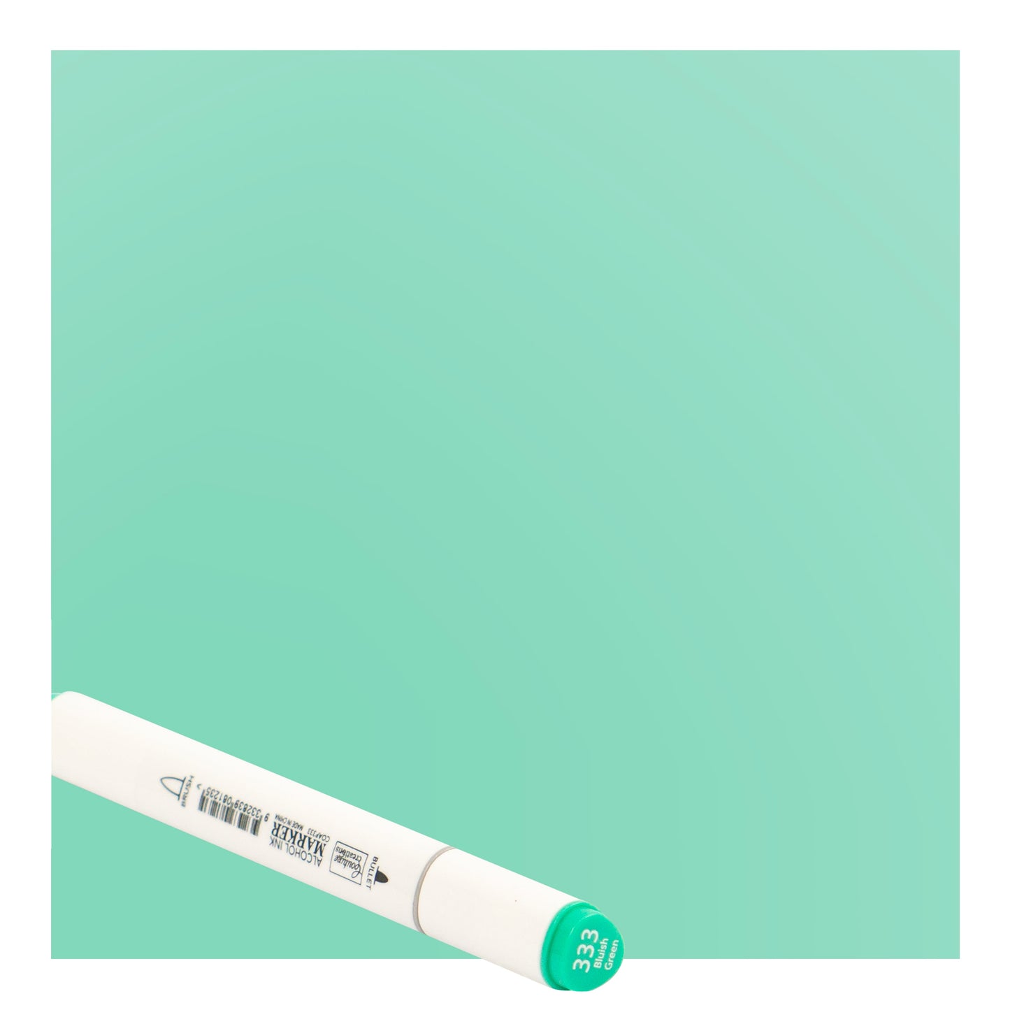 Bluish Green Twin Tip Alcohol Ink Marker