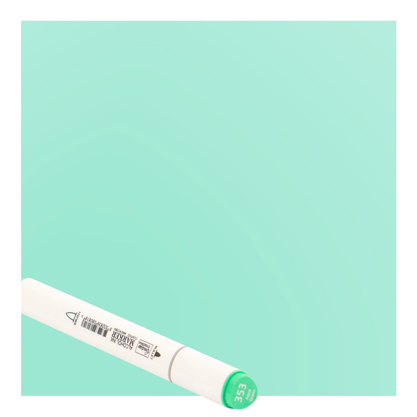 CC Alcohol Ink Marker Twin Tip Aqua Green 353