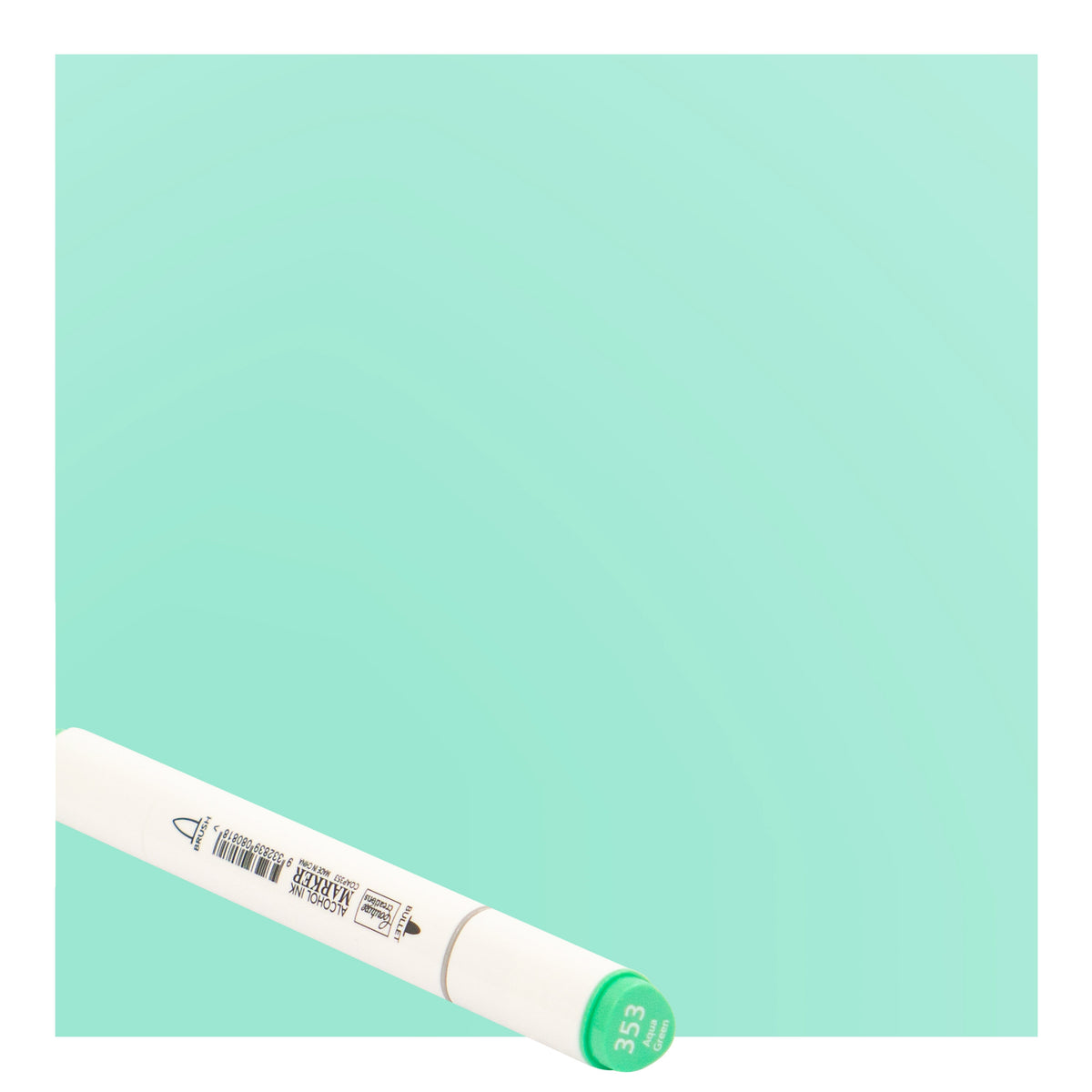 CC Alcohol Ink Marker Twin Tip Aqua Green 353