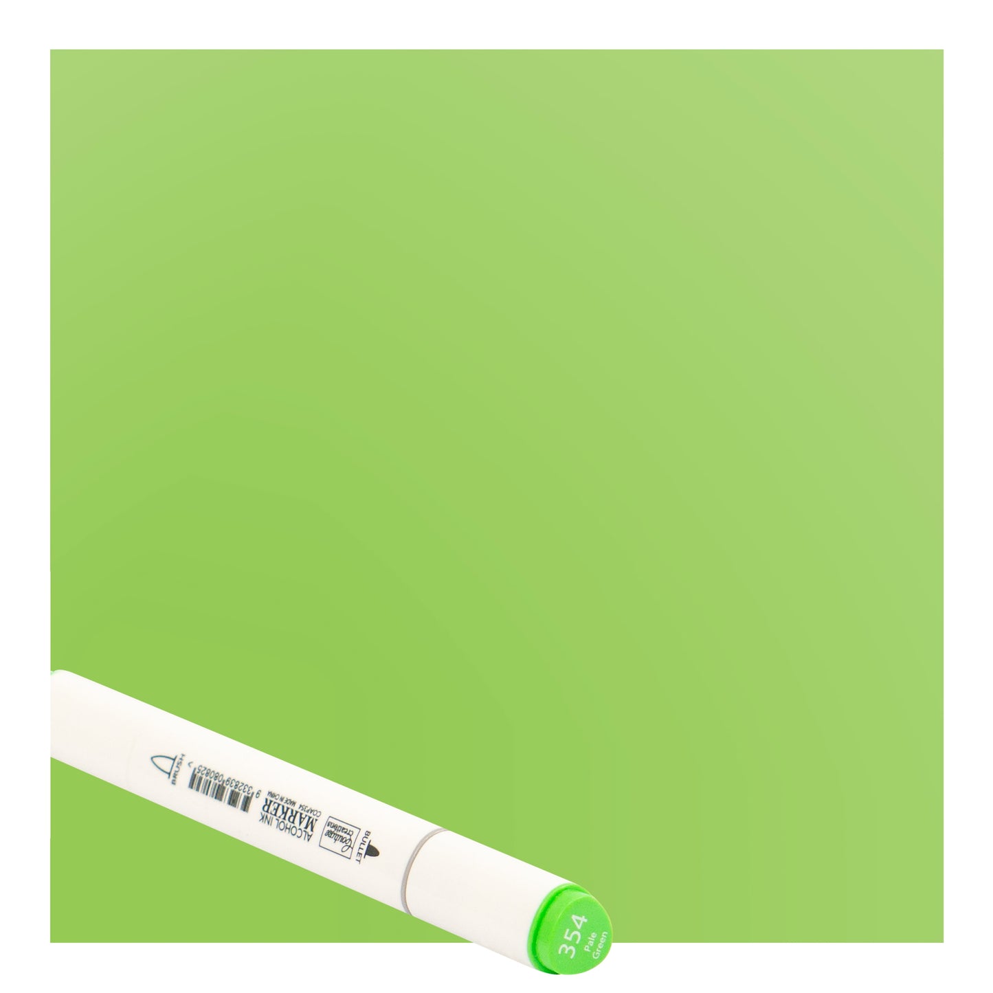 Pale Green Twin Tip Alcohol Ink Marker