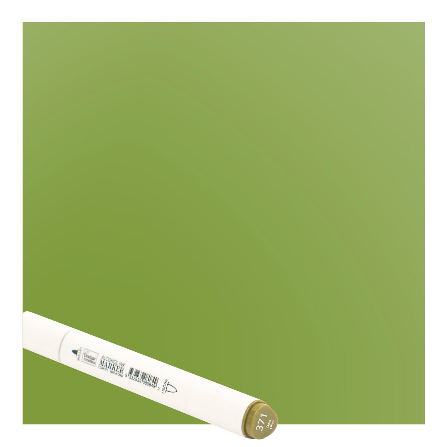 CC Alcohol Ink Marker Twin Tip Dark Olive 371