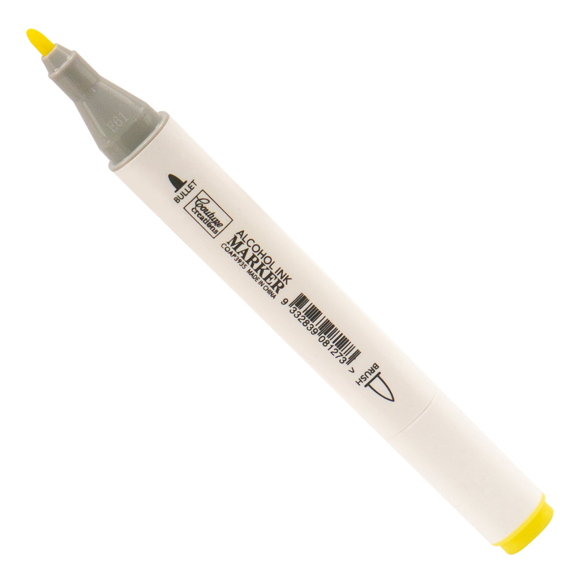 CC Alcohol Ink Marker Twin Tip Bright Yellow 3935