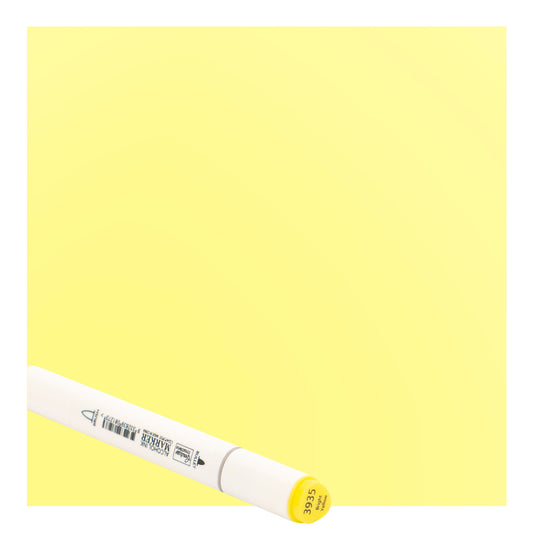 Bright Yellow Twin Tip Alcohol Ink Marker