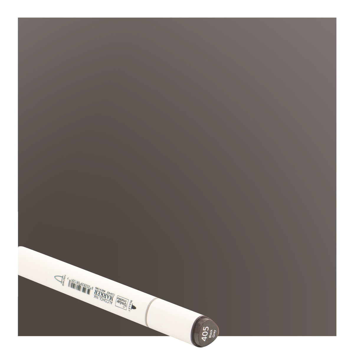 CC Alcohol Ink Marker Twin Tip Black Grey 405